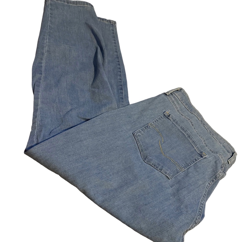 Signature by Levi Strauss Women’s 22W Light Blue Relaxed Mid Rise Skinny Jeans